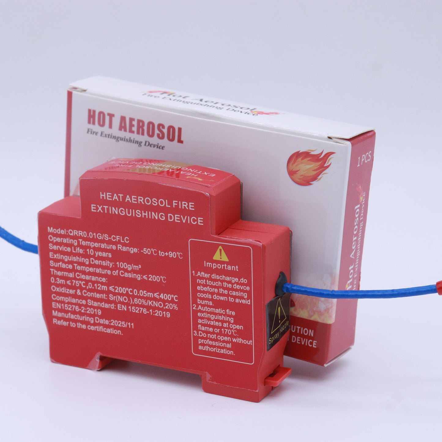 Automatic Hot Aerosol Fire Extinguishing Device For Electrical Panel Suppression | Jodiabaazar.com