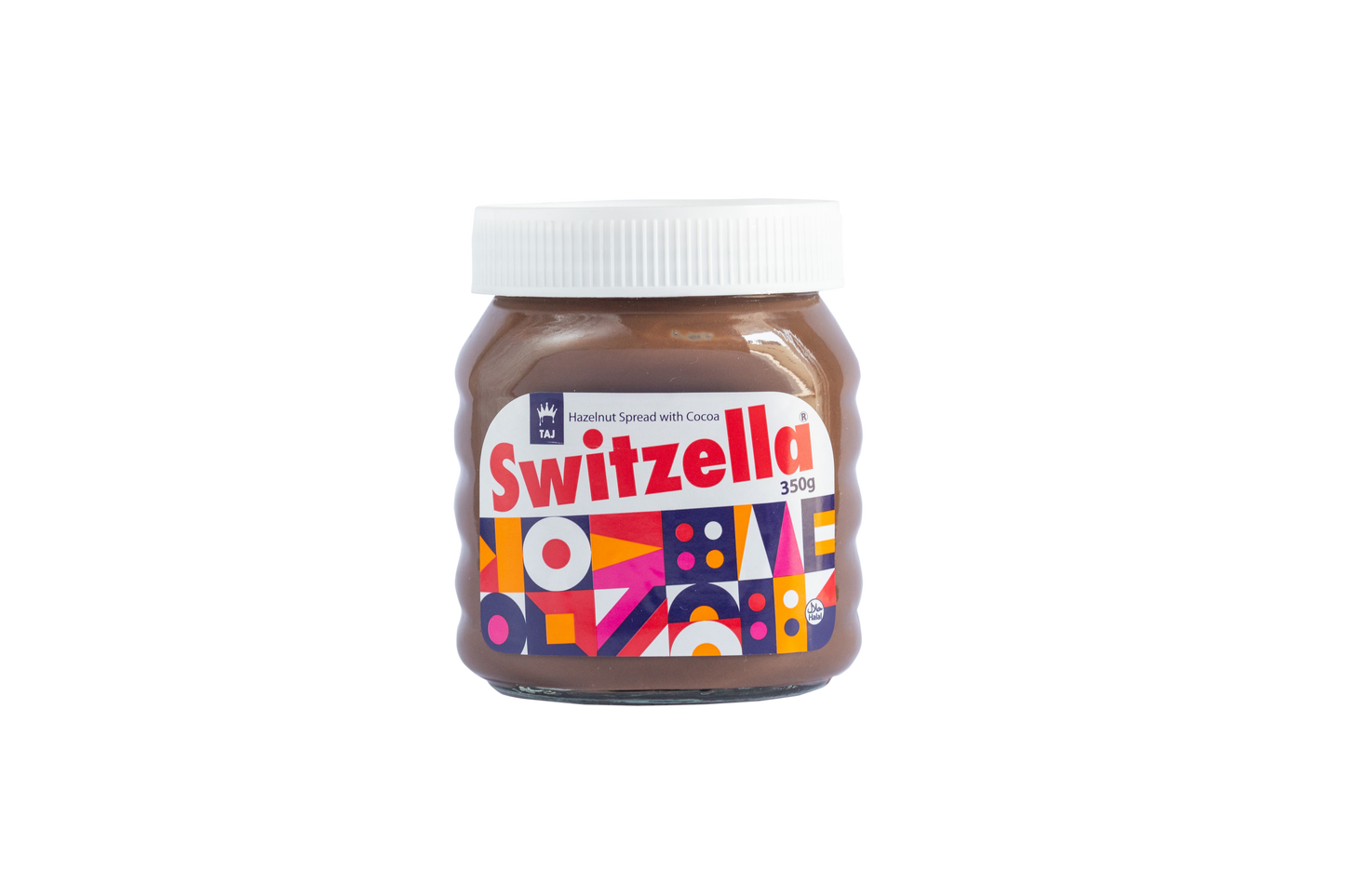 Taj Confectionary - SWITZELLA - Hazelnut Spread With Cocoa - 350 GM - Glass Bottle