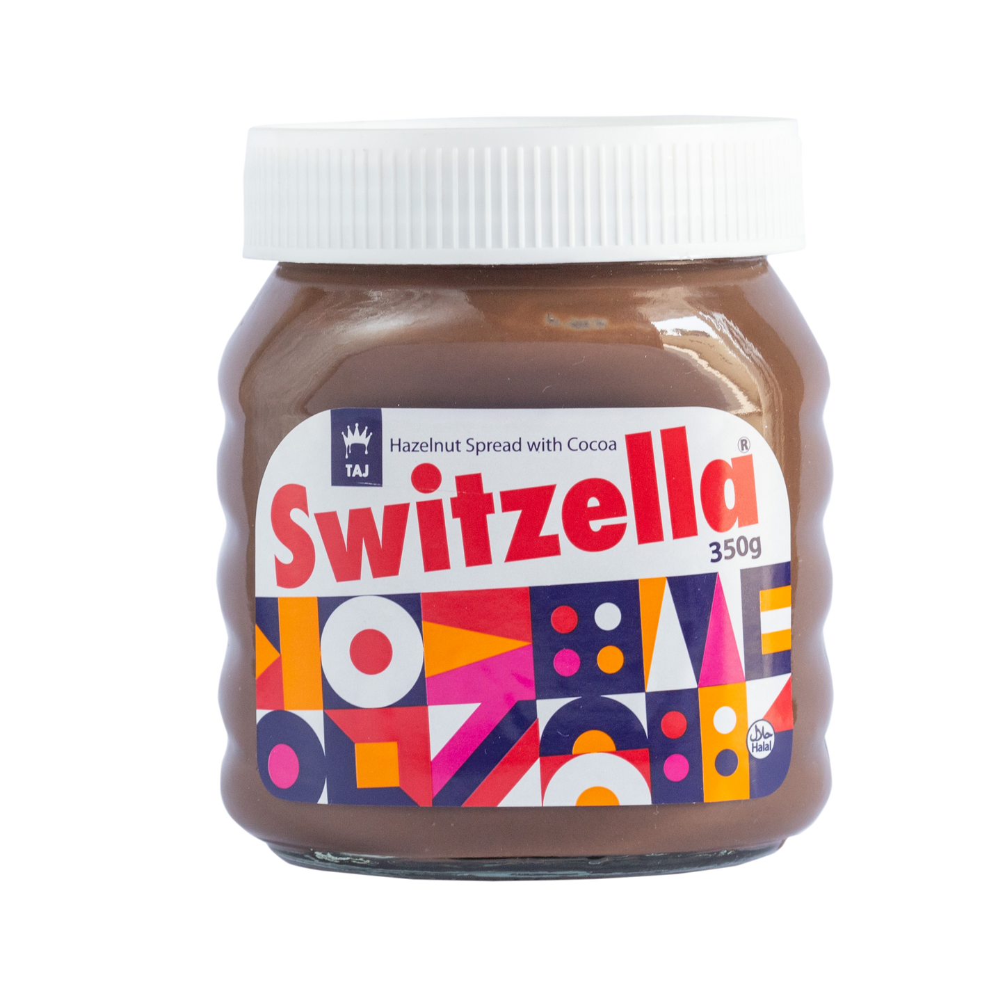 Taj Confectionary - SWITZELLA - Hazelnut Spread With Cocoa - 350 GM - Glass Bottle