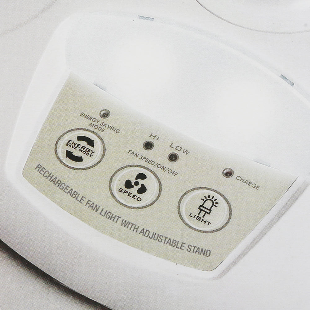 Lido - Rechargeable Fan (MS-3416r) - 16" - With Adjustable Stand & Remote Control