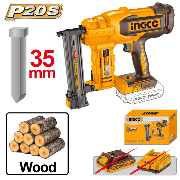 INGCO - Cordless brad nailer 20v CBNLI2005