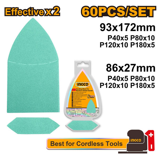 INGCO - Sanding sheet set AKTS938660