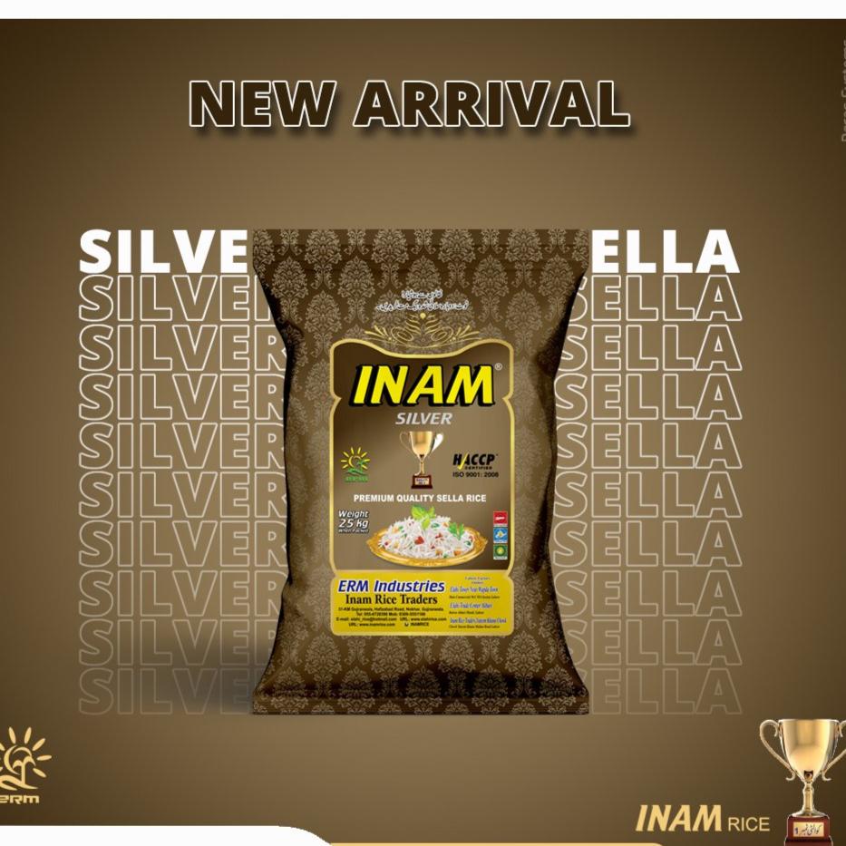 Inam Rice - Silver - Sella Rice - Double Steam - XL - 25 KG