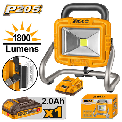INGCO 20V Cordless Portable LED Lamp (20W) | CWLI20258 | Jodiabaazar.com