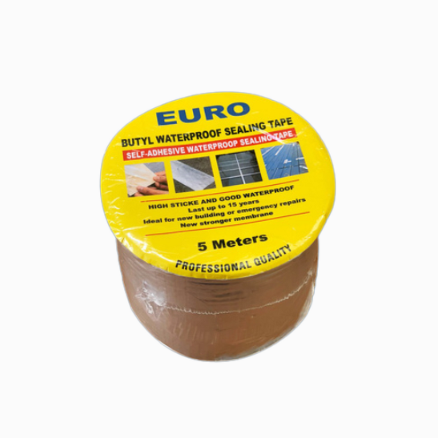 Euro - Butyl Water Proof Tape - 1.5M - ~4 Inches Width - Sealing Tape - Repair Tape - 1 Pc