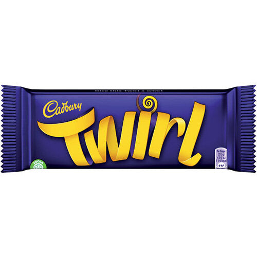 Cadbury - Twirl - Chocolate Bar - 43g x 24 pcs - 2 Finger
