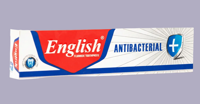 ENGLISH - Anti-Bacterial Toothpaste - Large Size - 12 Pieces / One Dozen