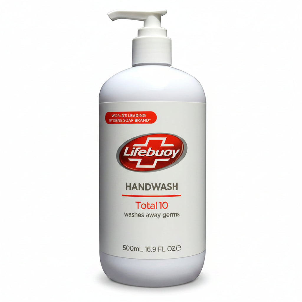 Lifebuoy - HANDWASH - Total 10 - washes away germs - 500mL / 16.9 FL OZ
