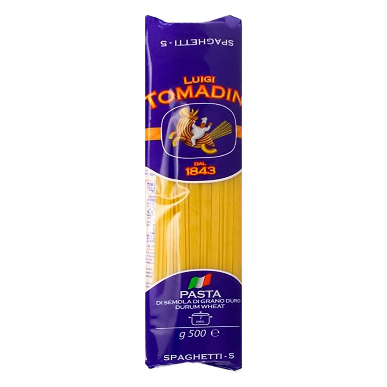 Luigi Tomadini - Spaghetti №5 - Pasta - 500g x12ct