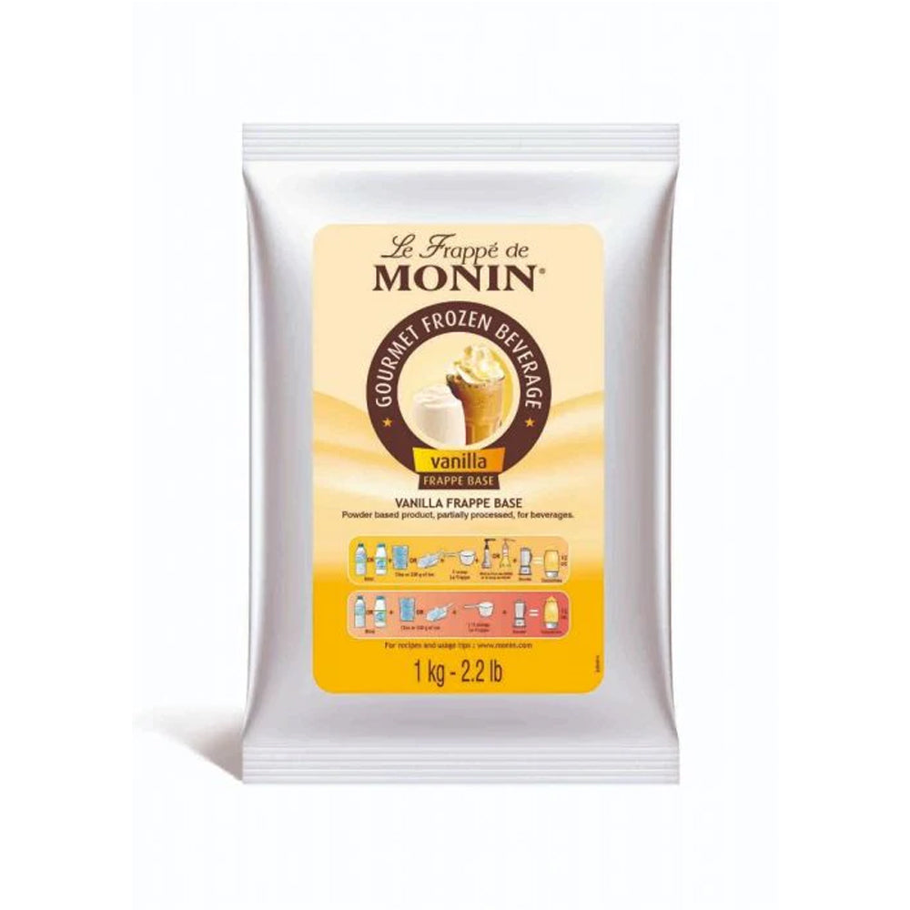 MONIN - Frappe Vanilla - 1Kg/2.2Lb - Le Frappé de Monin