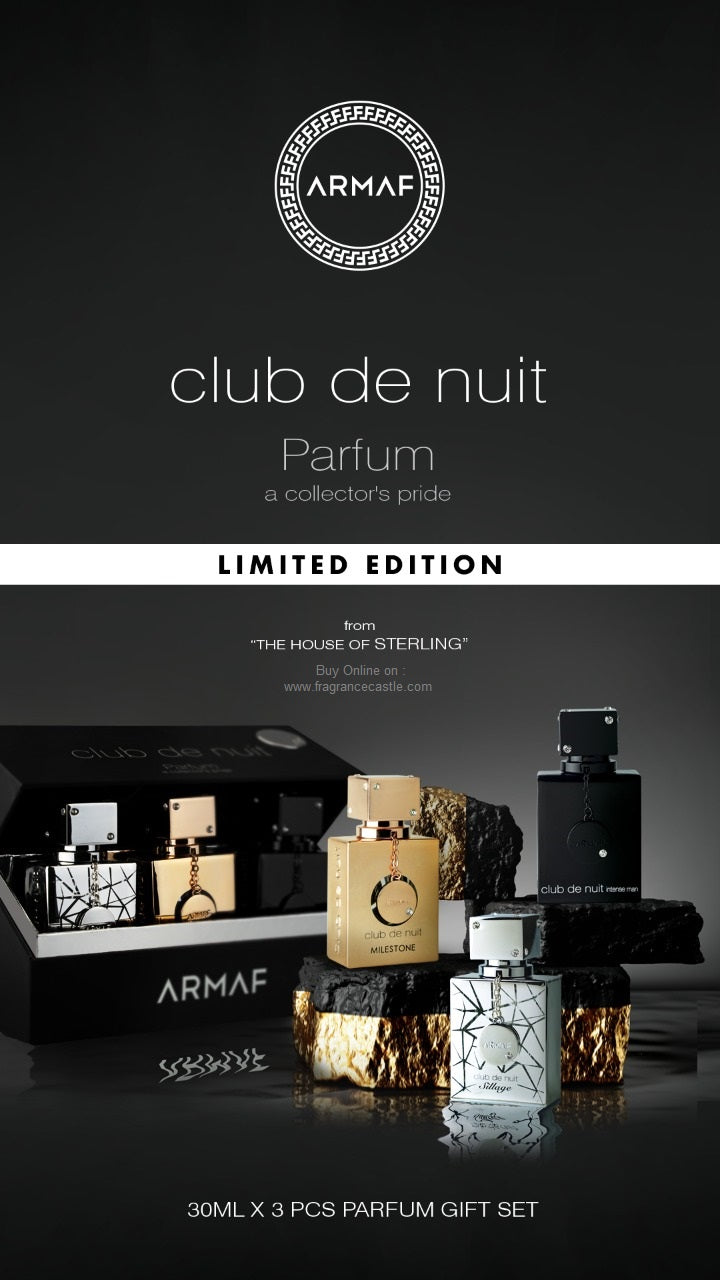 Armaf - Club De Nuit Parfum: A Collector’s Pride - Limited Edition - 30ML X 3PCS