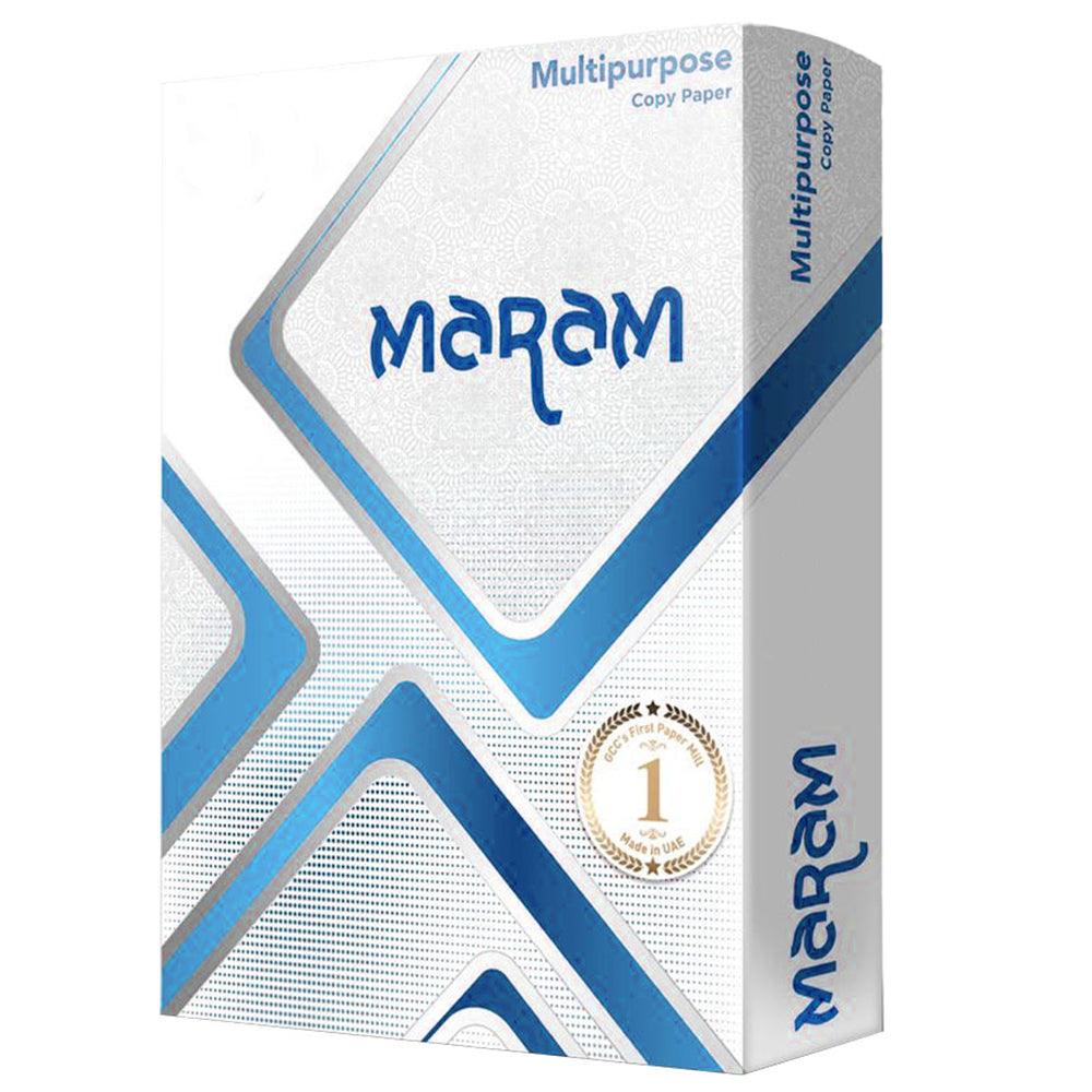 Maram - Multi Purpose - Copier Paper - Paper Ream - A4 - 70 GSM - 1 Box (500 pages x 5 Ream)