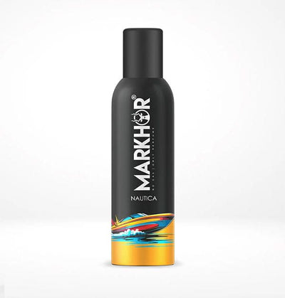 Markhor Body Spray Nautica (Non-gas) - 120ml Long Lasting Fragrance (Non-Gas) - Pack of 12 | Jodiabaazar.com