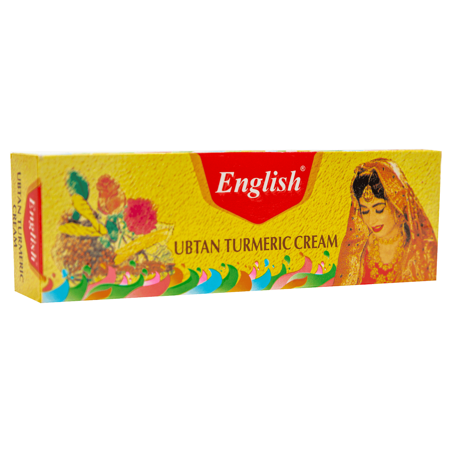 English Ubtan Turmeric Cream - Medium Advanced Skin Moisturizer - Pack of 12 | Jodiabaazar.com
