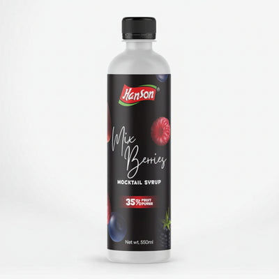 Hanson - MIXED BERRIES SYRUP - 550ml