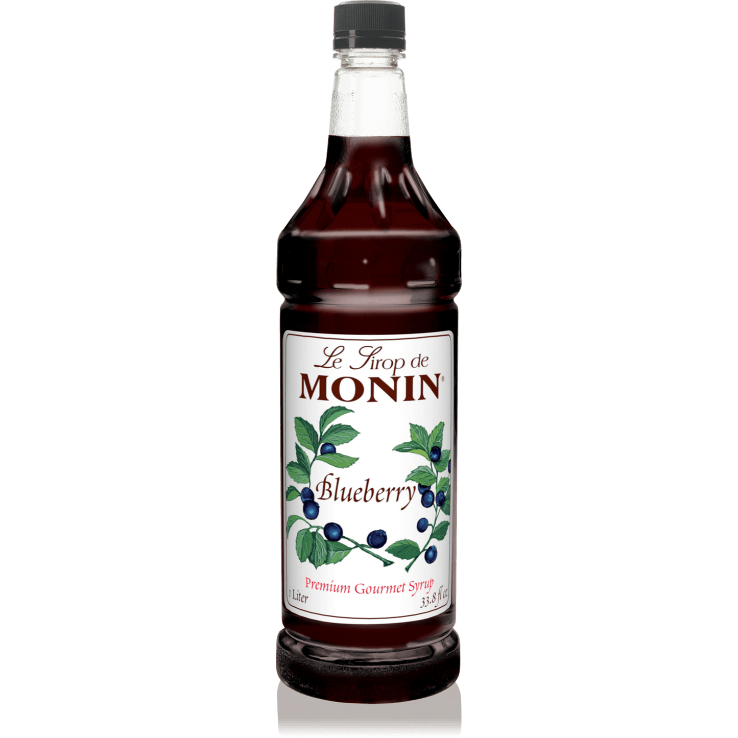 Monin - Blue Berry Flavor - Syrup - 1 Liter - Le Sirop De Monin