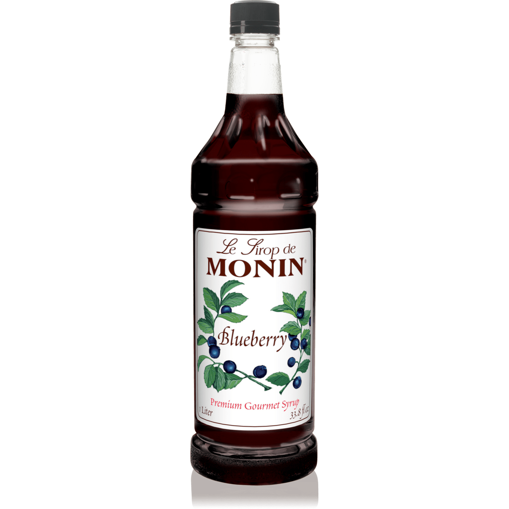 Monin - Blue Berry Flavor - Syrup - 1 Liter - Le Sirop De Monin