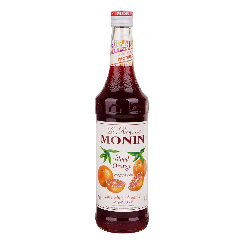 Monin - Blood Orange Syrup - 700 ml - Le Sirop De Monin