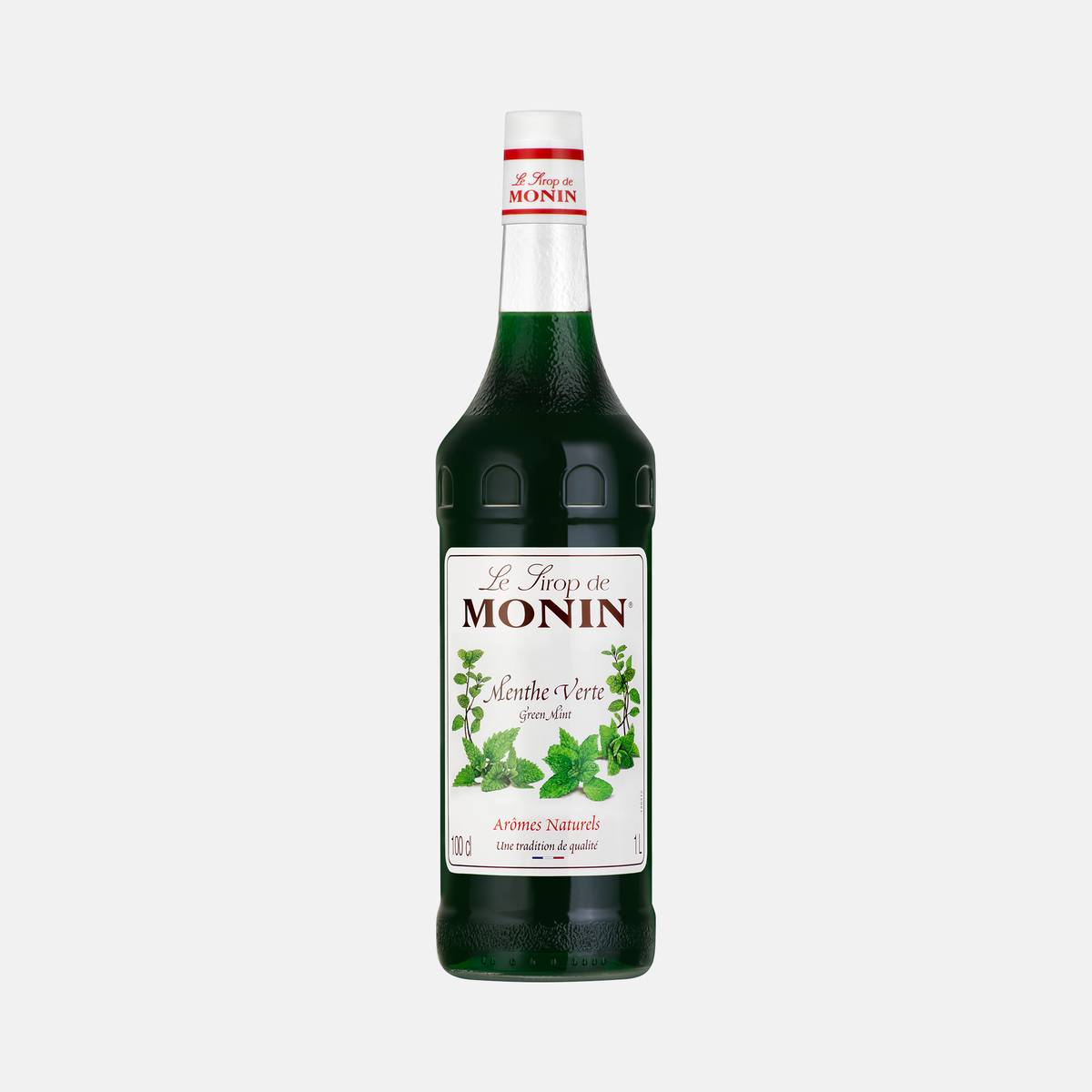 Monin - Green Mint Syrup - 1 Liter - Le Sirop De Monin