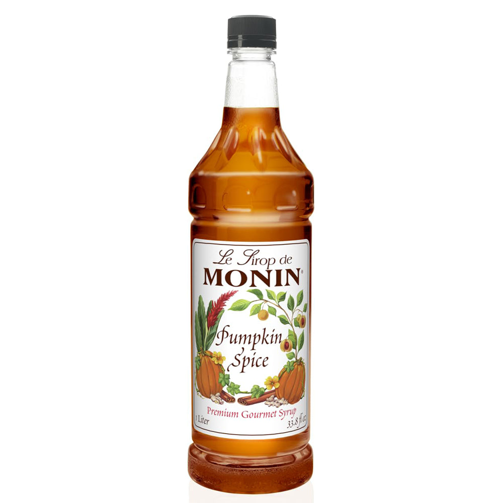 Monin - Pumpkin Spice Syrup - 1 Liter - Le Sirop De Monin