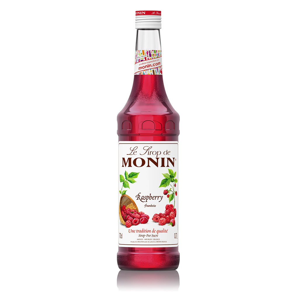 Monin - Raspberry Syrup - 1 Liter - Le Sirop De Monin
