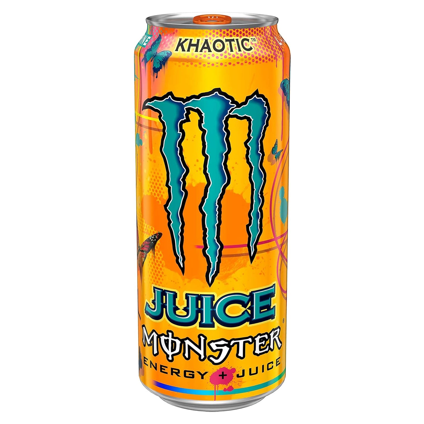 Monster Energy Drink - Energy + Juice - Khaotic - 454 ML (Pack of 12)