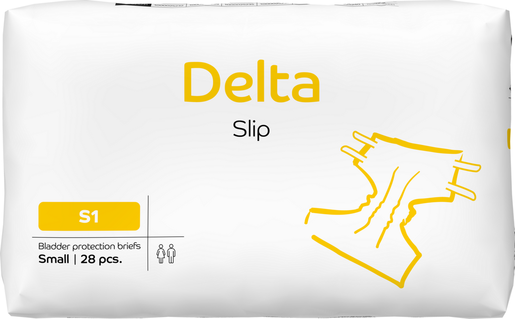 DELTA- SLIP ( Previously Form Premium) - Adult Diaper - Small - 60 cm (24") - 85 cm (34") - 28 pieces