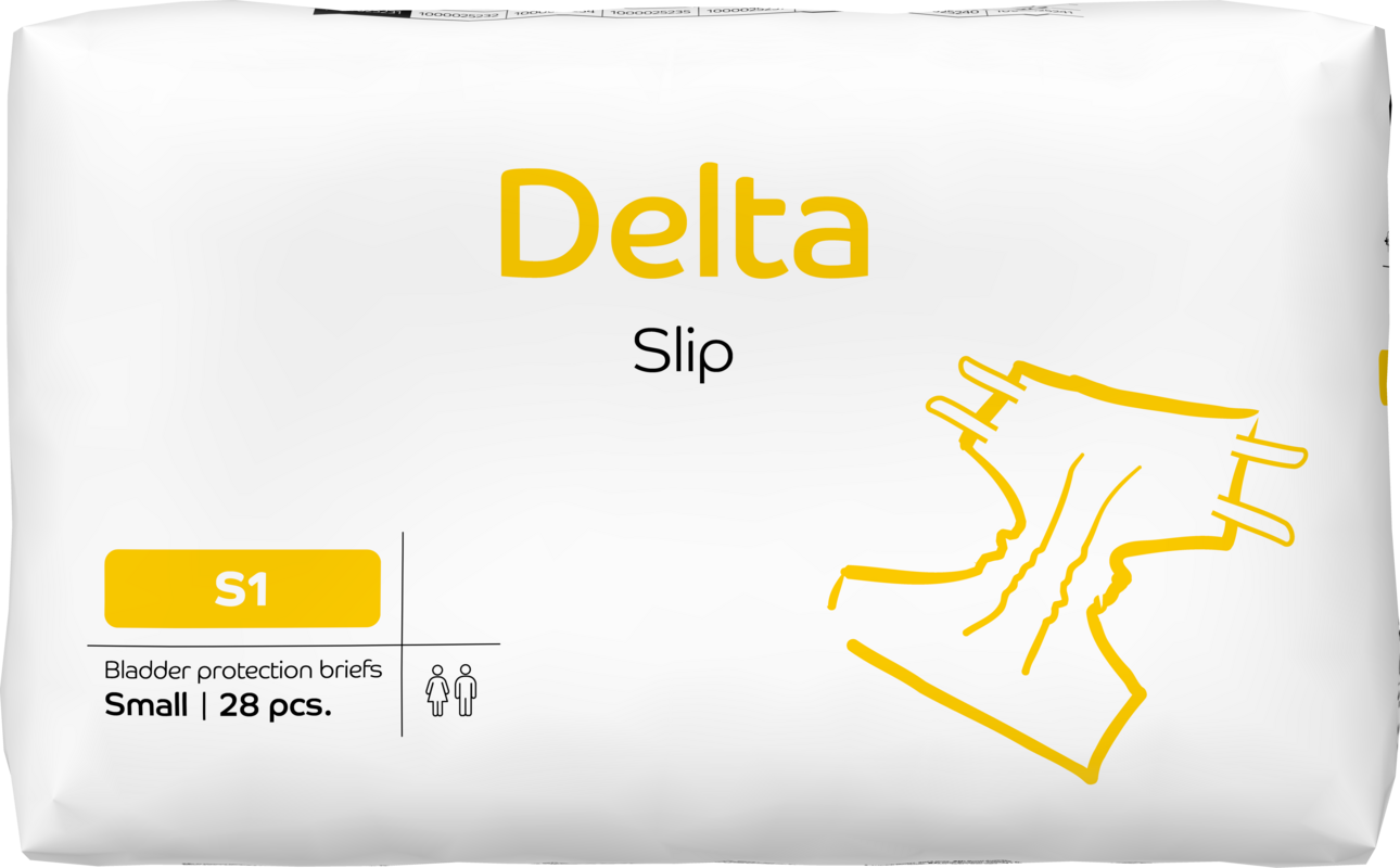 DELTA- SLIP ( Previously Form Premium) - Adult Diaper - Small - 60 cm (24") - 85 cm (34") - 28 pieces