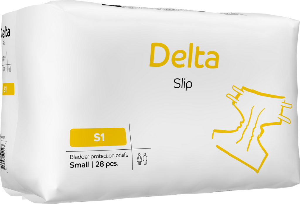 DELTA- SLIP ( Previously Form Premium) - Adult Diaper - Small - 60 cm (24") - 85 cm (34") - 28 pieces