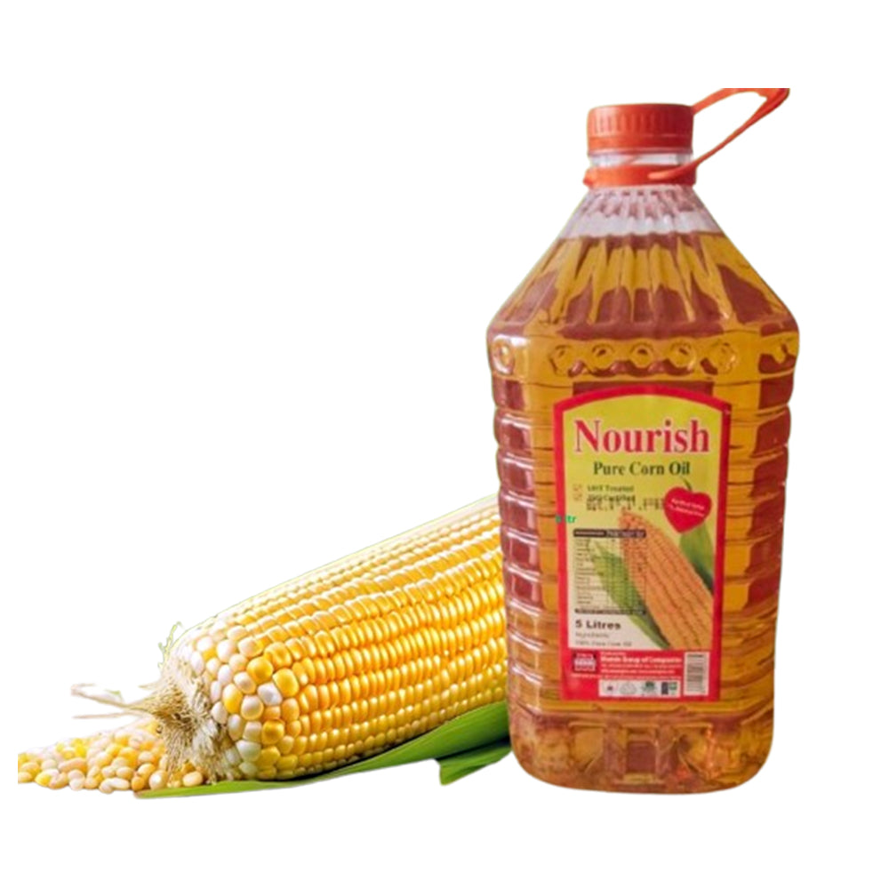 Nourish (Momin) - 100% Pure Corn Oil - Cooking Oil - 5 Litres