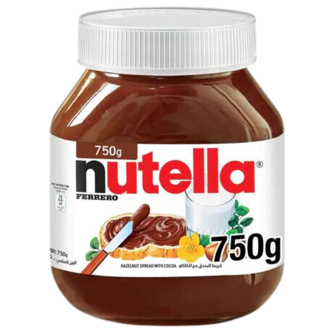 Nutella - Hazelnut Cocoa Spread - 750g - Glass Bottle