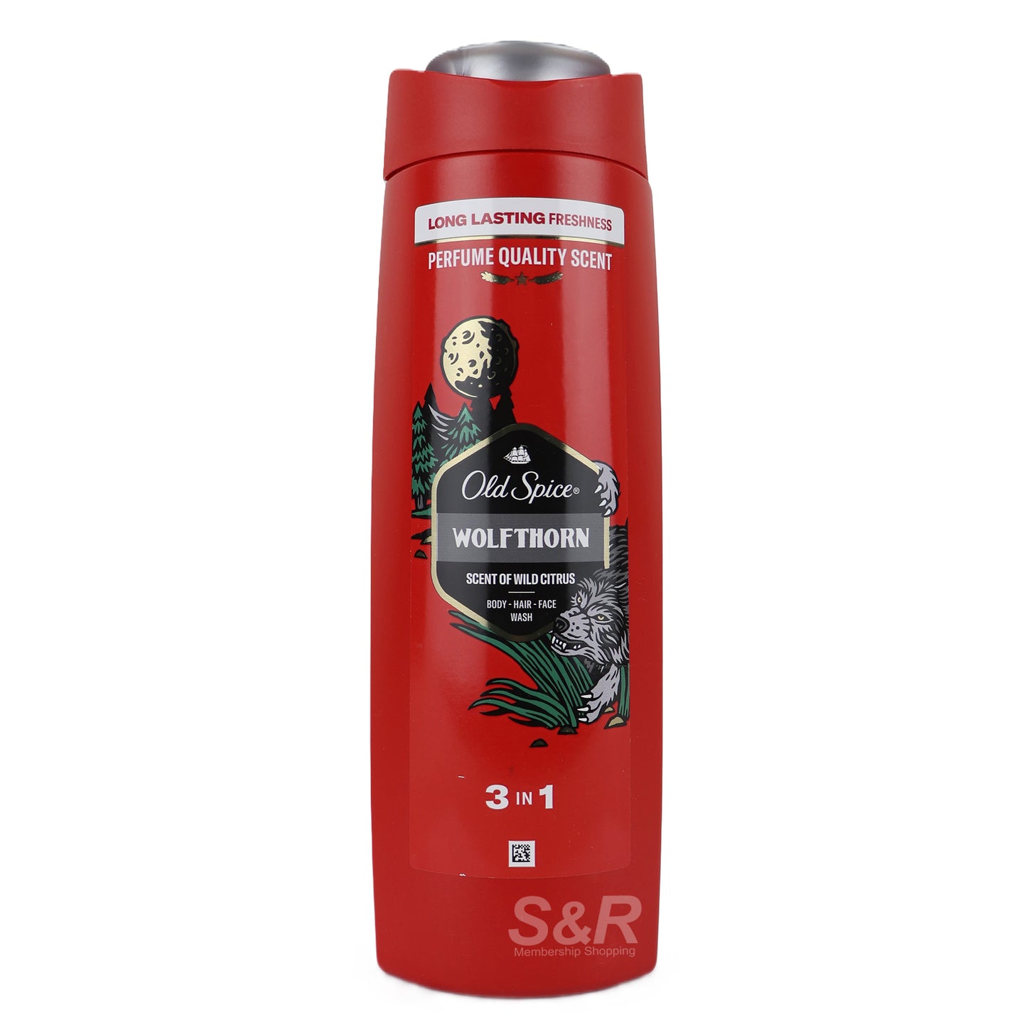 OLD SPICE - WOLFTHORN - Scent of Wild Citrus - 3 IN 1 - Body - Hair - Face Wash - 400 ml
