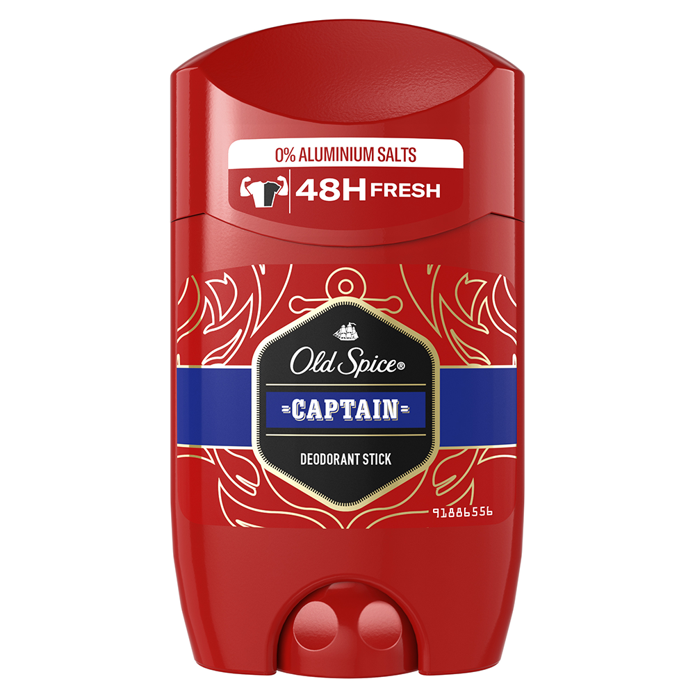 Old Spice - Captain - Aluminum Free - Deodorant Stick - For Men - 50ml