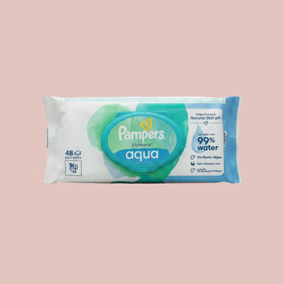 Pampers - aqua - Harmonie - 48 Baby Wipes
