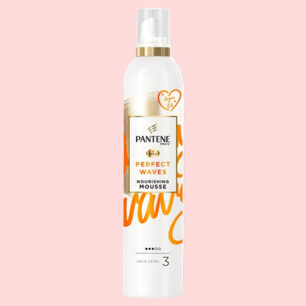 PANTENE - PERFECT WAVES - Nourishing Mousse - Hold Level 3 - Hair Spray - 200ml