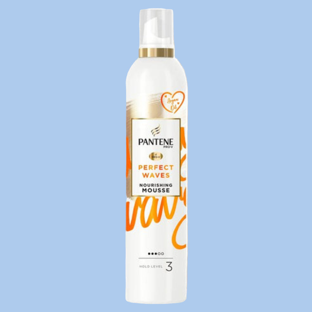 PANTENE - PERFECT WAVES - Nourishing Mousse - Hold Level 3 - Hair Spray - 200ml