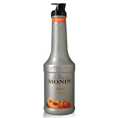 Monin - Peach Purée - Summertime Sweetness Peachy Flavor - 1 Liter - Le Fruit De Monin