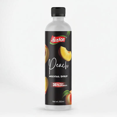 Hanson - PEACH SYRUP - 550ml