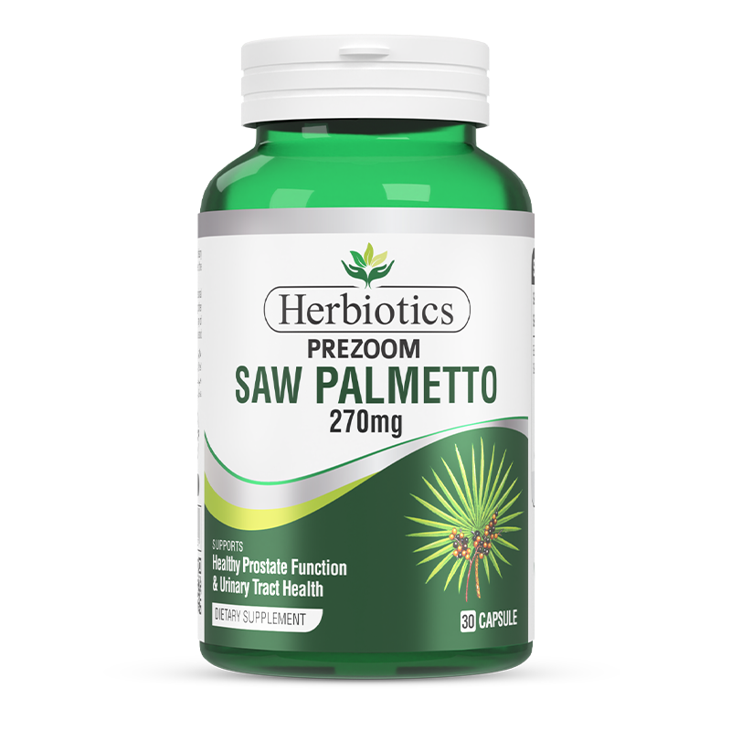 Herbiotics - Prezoom - Supplement - Standard Pack - Saw Palmetto