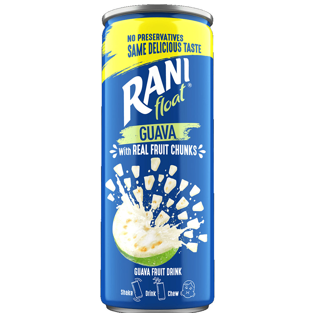 Rani Float Fruit - Dubai - Mixed Juice Drink - 240 ML (Pack of 24) - Guava (Goyave)