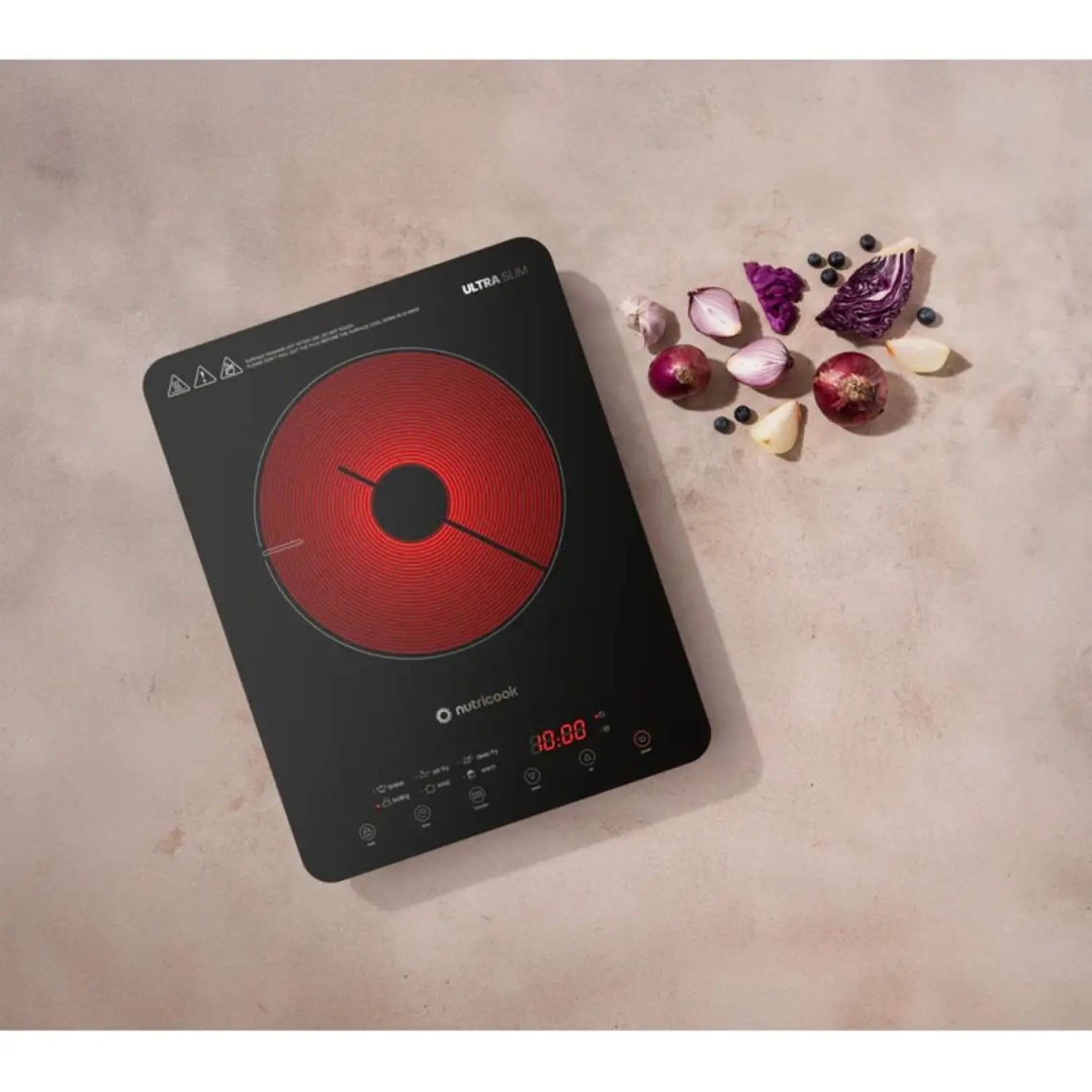 Nutricook - Essential - Infrared Cooker Black - NC-IFC150 - Efficient Heating - Black - 2 Years Warranty