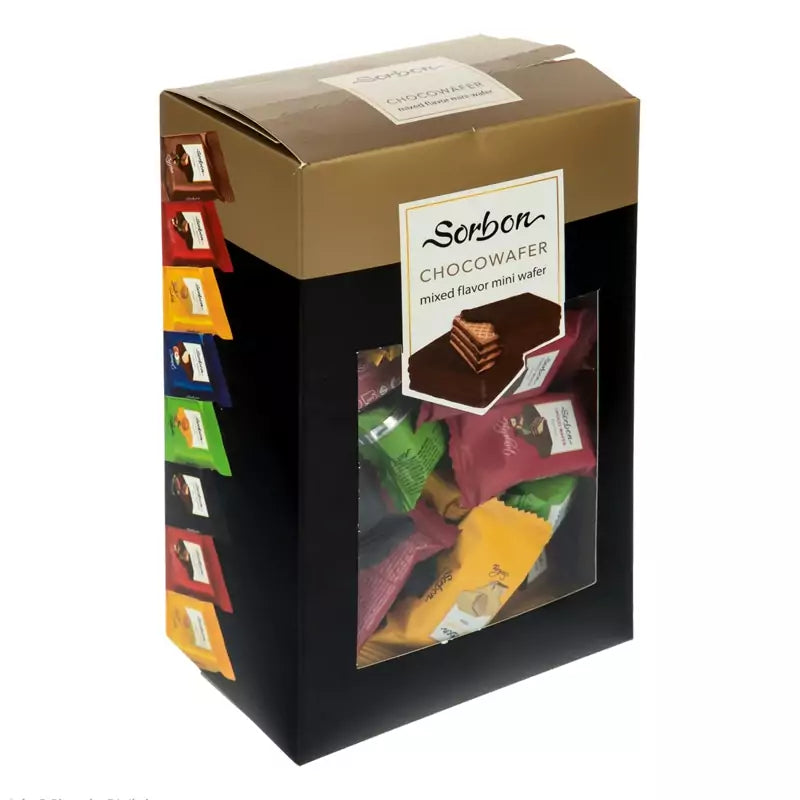 Sorbon - Mini Chocolate Cone - Chocowafer - 8 Flavours - Dubai - 350g