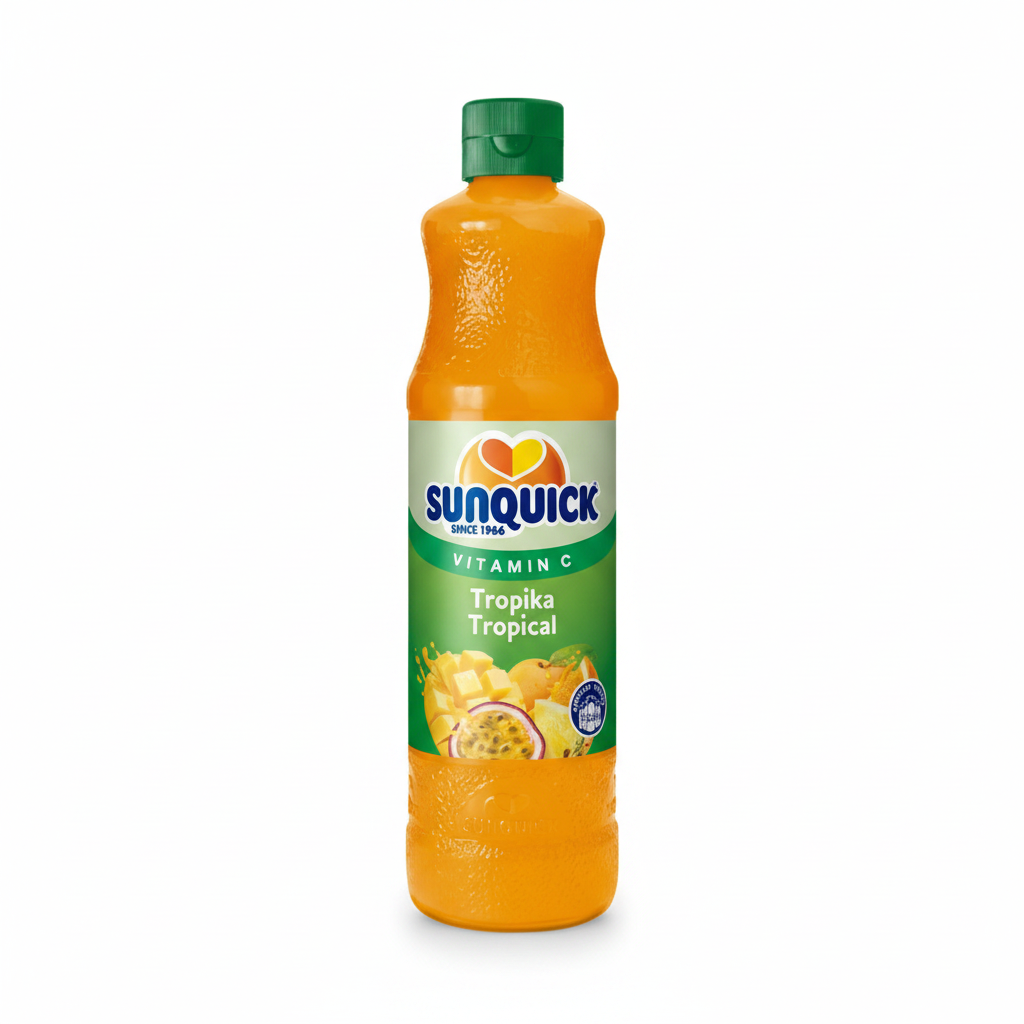 SUNQUICK - TROPIKA / TROPICAL - VITAMIN C - 12 Bottles Carton - 330ml Bottle