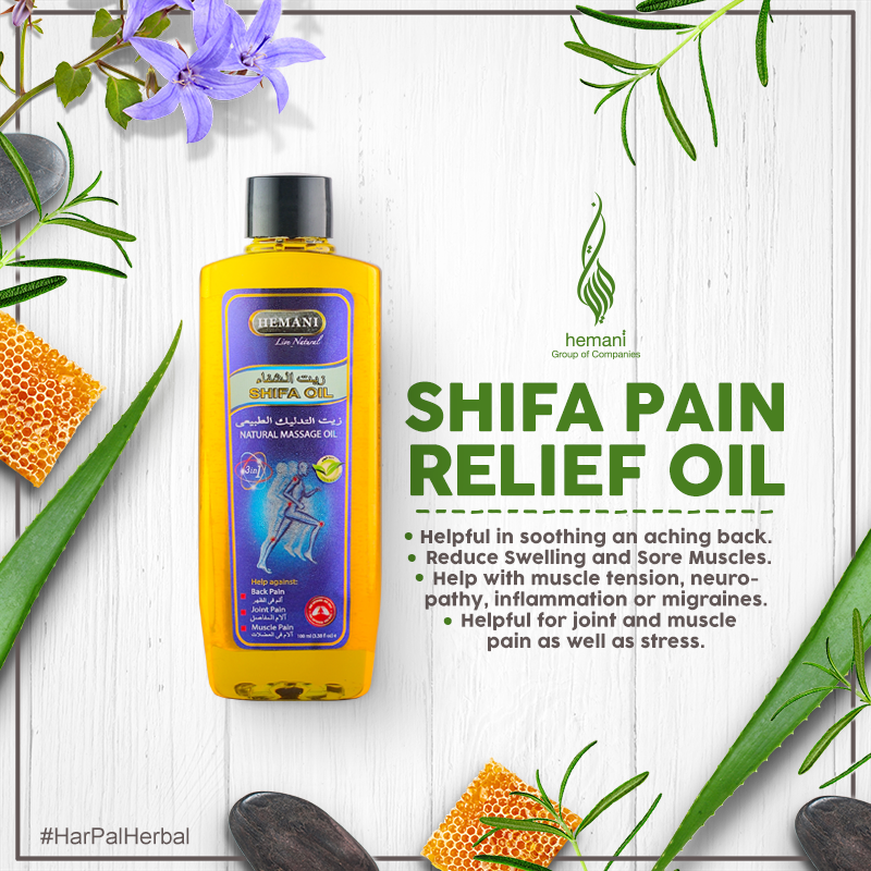 Hemani - Shifa Oil - 100ml - Pain Relief Oil