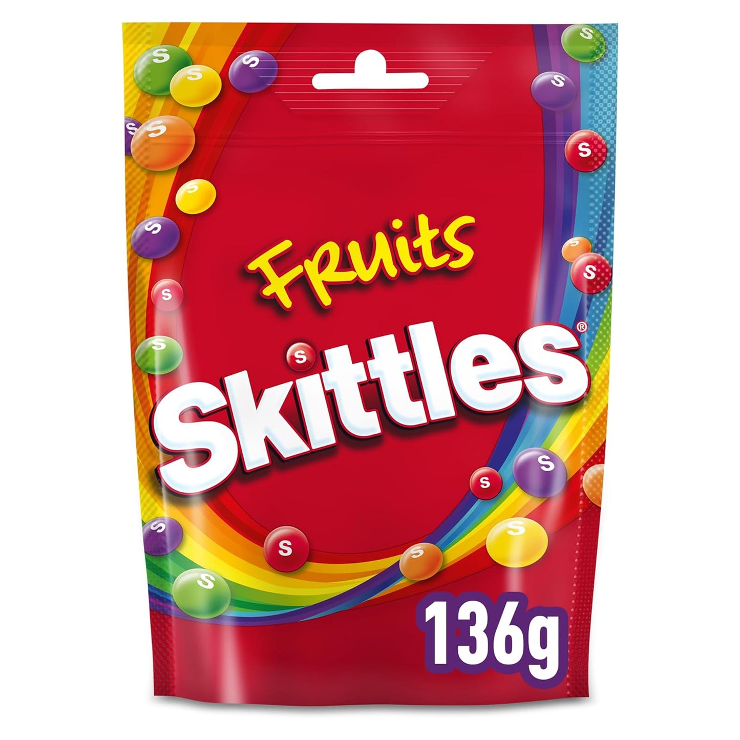 Skittles - Fruits - Chewing Candy - Pouch - 136g