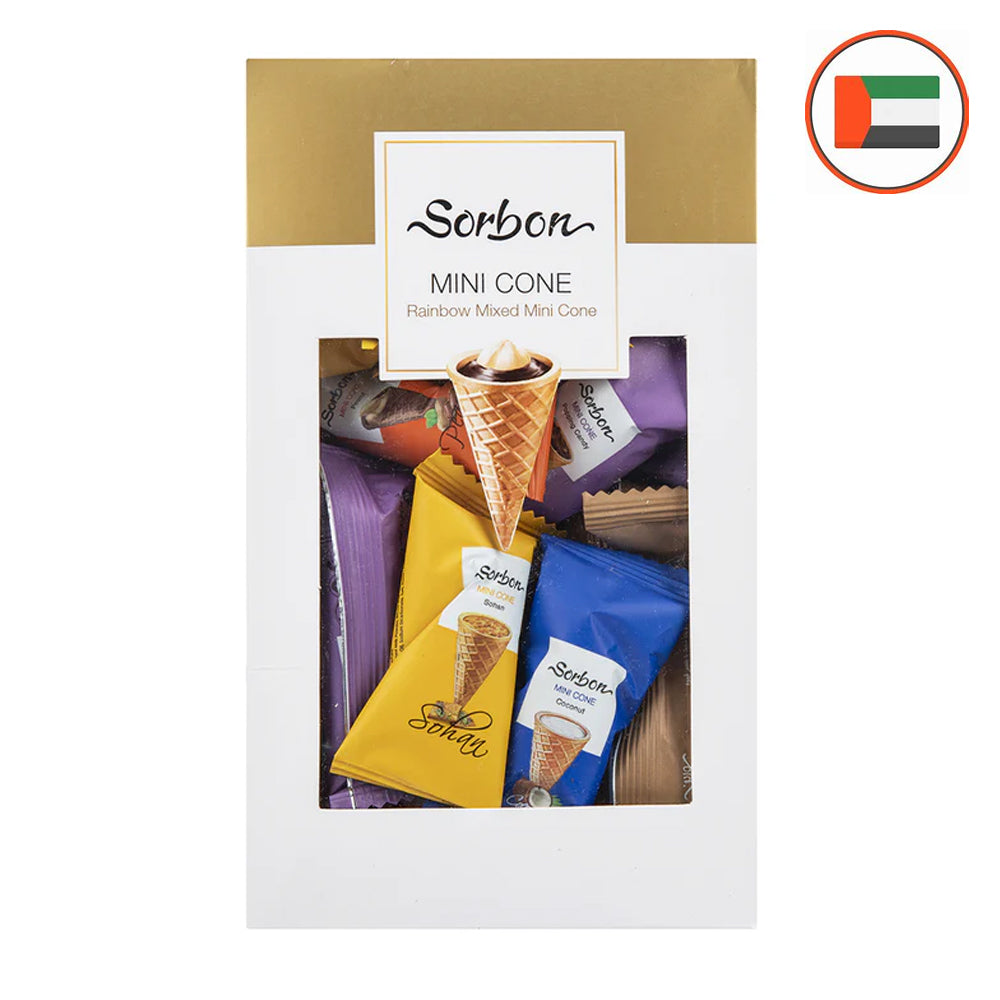 Sorbon - Mini Chocolate Cone - 8 Flavours - ~29 Pcs - Dubai