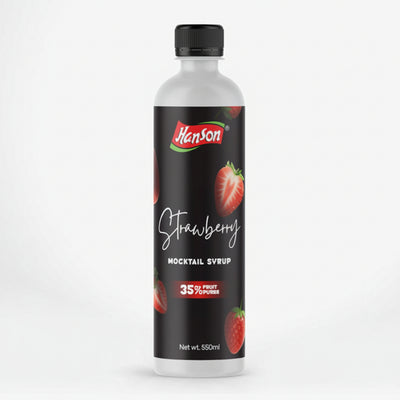 Hanson - STRAWBERRY SYRUP - 550ml