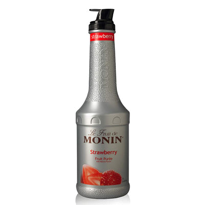 Monin - Strawberry Purée - Juicy & Sweet Strawberry Flavor - 1 Liter - Le Fruit De Monin