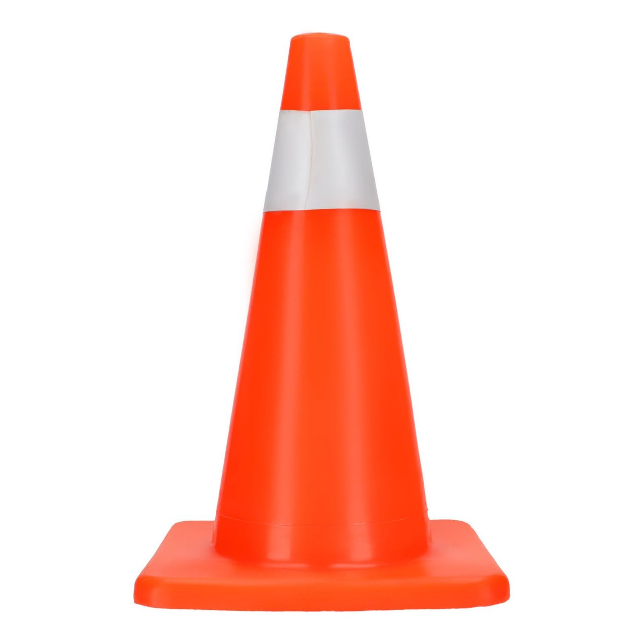 Traffic Cones - 18" - Flexible & Non-Breakable - Made In Pakistan