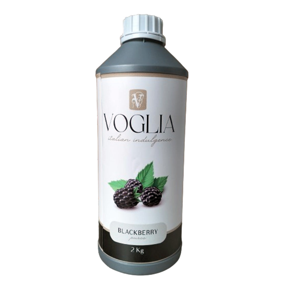 Voglia - Black Berry - Fruit Purees - 2 KG
